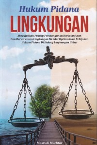 Hukum Pidana Lingkungan