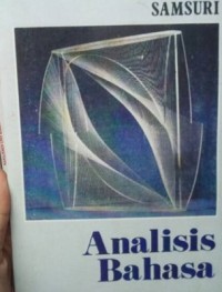 Analisis Bahasa