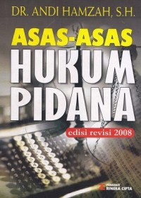 Asas-Asas Hukum Pidana