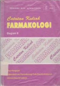 Catatan Kuliah FARMAKOLOGI bagian II