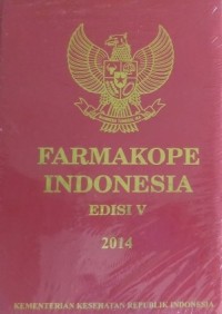 Farmakope Indonesia Edisi  V,2014