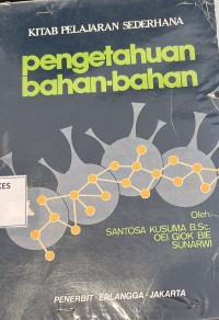 Kitab Pelajaran Sederhana Pengetahuan Bahan-bahan