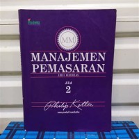 Manajemen Pemasaran jilid 2