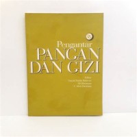 Pengantar Pangan Dan Gizi