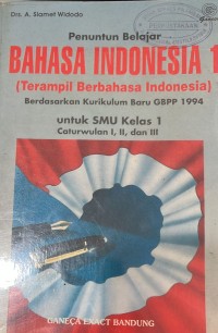 Penuntun Belajar Bahasa Indonesia 1