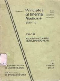 Principles Of Internal Medicine Kelainan-Kelainan Sistem Pernapasan