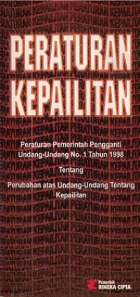 Peraturan Kepailitan