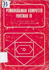 Pemrograman Komputer Fortran IV