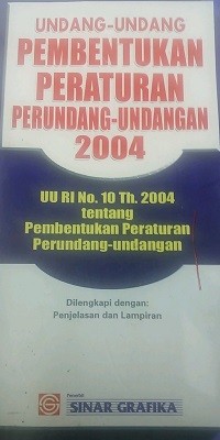 Undang-Undang Pembentukan Peraturan Perundang-Undangan 2004